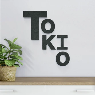MDF-Letters Tokio 