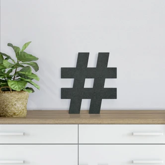 Lettere in legno MDF - Simbolo Hashtag Lettere in legno MDF - Simbolo Hashtag