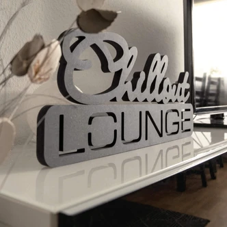 MDF Letters Chillout Lounge 