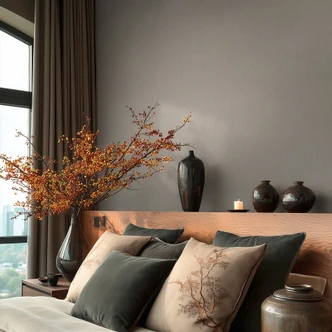 Icke-vävd tapet slät texturerad tapet grå slät vardagsrum sovrum hall kök matsal kontor 