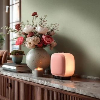 Ikke-vævet tapet grønt mat tekstillook struktureret almindeligt tapet salviegrøn pastelgrøn moderne 