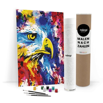 Malen nach Zahlen Leinwandbild - Adler Anton  