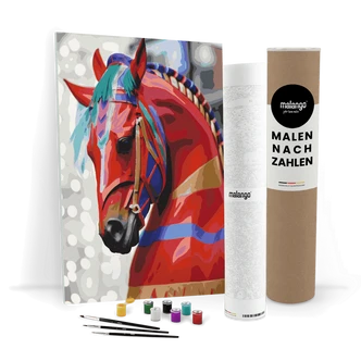 Malen nach Zahlen Leinwandbild - Pferd Pamino Malen nach Zahlen Leinwandbild - Pferd Pamino