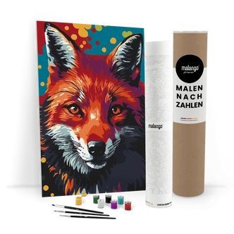 Malen nach Zahlen Leinwandbild - Fuchs Franziska  