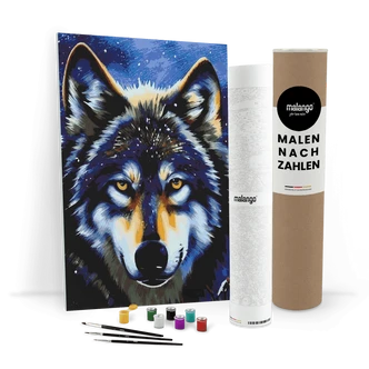 Malen nach Zahlen Leinwandbild - Wolf Werner Malen nach Zahlen Leinwandbild - Wolf Werner
