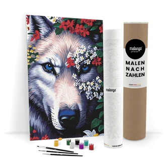 Malen nach Zahlen Leinwandbild - Wolf Winfried Malen nach Zahlen Leinwandbild - Wolf Winfried
