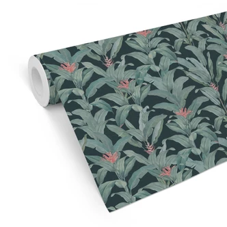 Dschungel Mustertapete Urban Jungle Tropenblätter Grün - Bloomery Decor Dschungel Mustertapete Urban Jungle Tropenblätter Grün - Bloomery Decor