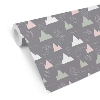 Papier peint à motifs - Sommet de montagne 