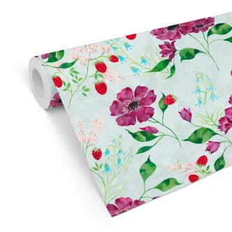 Mustertapete Blanz - Blütenromantik 