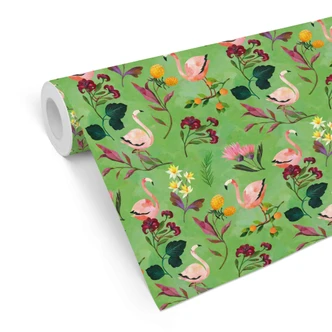 Mustertapete Blanz - Flamingo 