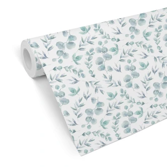 Mustertapete Eisblumen 