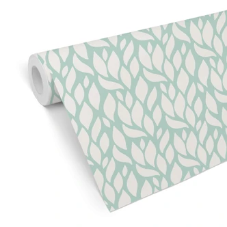 Mustertapete Floralis - mint 