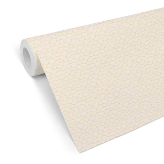 Patroonbehang Yellow Waves 