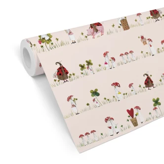 Mustertapete Leffler - Glücksbringer 