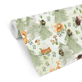 Mustertapete UN Designs - Waldtiere 