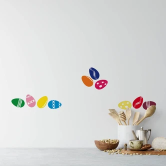 Colourful Easter Eggs Wall sticker 