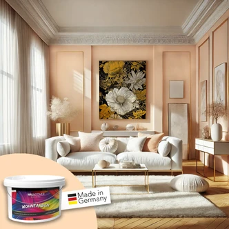 Vægmaling til indvendig mat WALLCOVER Farver Orange 