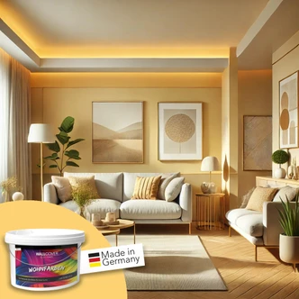 Vægmaling til indvendig mat WALLCOVER Farver Orange 