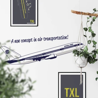 Wall sticker Pan Am Take off 