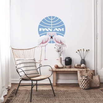 Wall sticker Pan Am Flamingos 