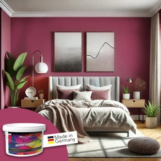 Pink Wandfarbe matt | Innenfarbe in Top-Qualität | verspielt und fröhlicher Charakter Pink Wandfarbe matt | Innenfarbe in Top-Qualität | verspielt und fröhlicher Charakter