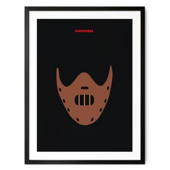 Cartel de cine inspirado en la película "Hannibal" - Gomes 