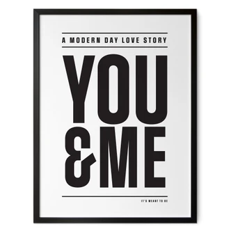 Poster Jij en ik - Kerr-Dineen 