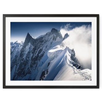 Póster cumbre del Mont Blanc - Nienartowicz 