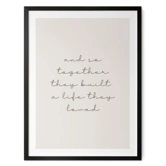 Typografie Poster Samen 