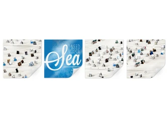 Poster Roeder - I need Vitamin Sea (4-delig) 