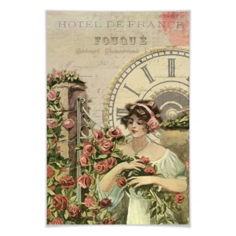 Poster Vintage Girl 03 