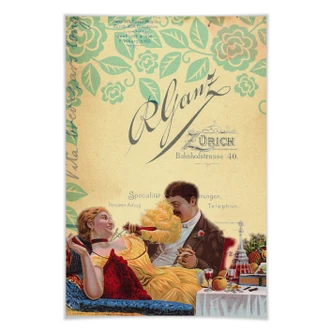 Poster Vintage Couple 