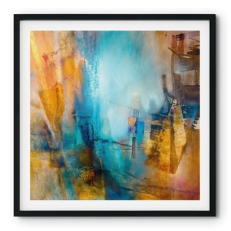 Poster Luce blu distante - Schmucker - Quadrato Poster Luce blu distante - Schmucker - Quadrato