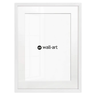 Bilderrahmen mit Passepartout - Weiß 