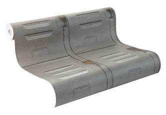 Rasch Vliestapete Crispy Paper grau, schwarz 