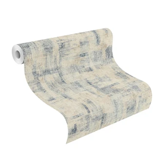 Rasch Vliestapete, Shabby-Chic Tapete Andy Wand indigoblau 