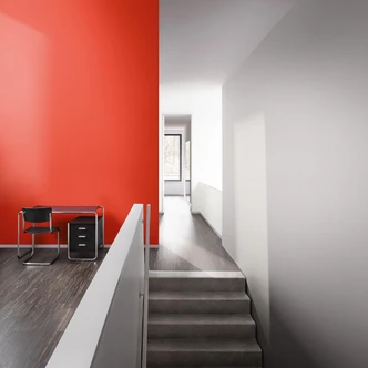 Unitapete, Mustertapete mit Struktur Bauhaus weiß 