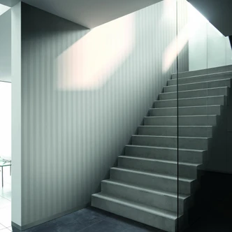 Unitapete, Mustertapete mit Struktur Bauhaus weiß 