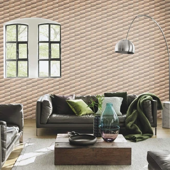 Rasch papier peint intissé, papier peint à motifs Composition doré mat 