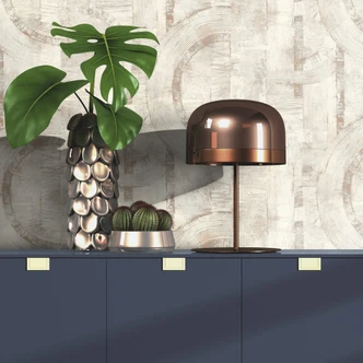 Rasch papier peint intissé, papier peint à motifs Composition offwhi 