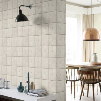 Betonlook behang, steen behang Factory V grijs 