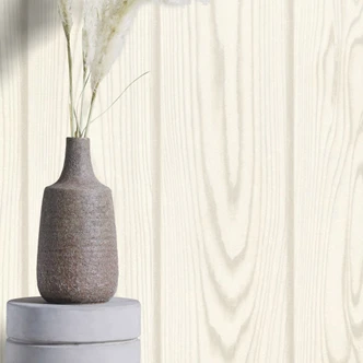 Tapet i trælook, ikke-vævet tapet Factory V hvid Tapet i trælook, ikke-vævet tapet Factory V hvid