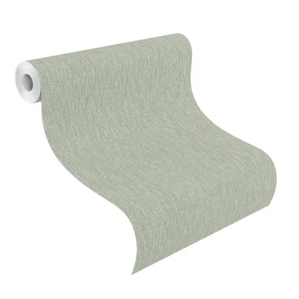 Rasch Papier peint intissé uni Florentine III vert sauge 