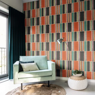 Rasch Papier peint intissé à motifs Florentine III Terracotta 