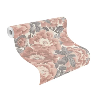 Rasch Vliestapete Kimono altrosa 