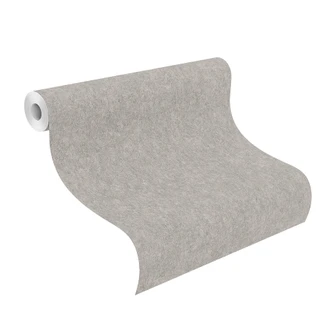 Rasch Vliestapete Linares Unitapete einfarbig  betongrau 
