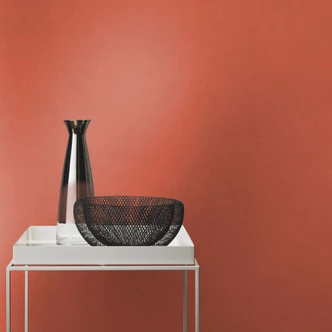 effen wallpaper, vliesbehang Paraiso rood 