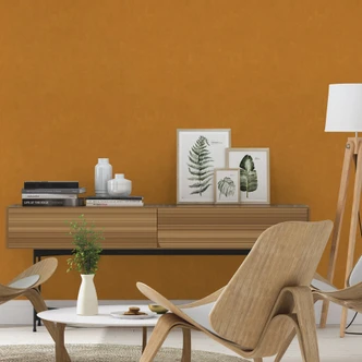 effen wallpaper, vliesbehang Paraiso bruin 