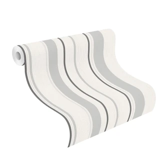 Rasch Vliesbehang Rock'N Roll wit 