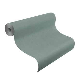Rasch papier peint intissé, papier peint uni Salsa bleu pétrole 